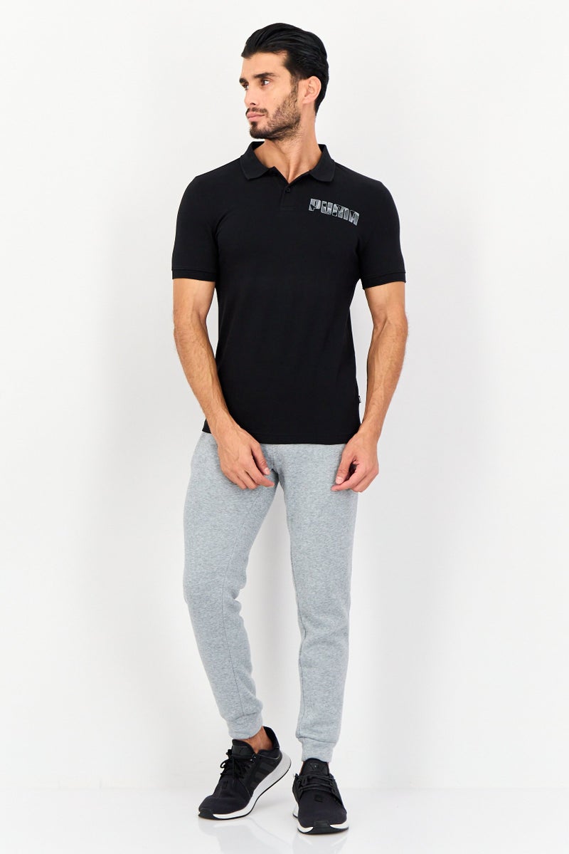 PUMA Men Sportswear Fit Short Sleeve Outdoor T Shirt, Black - Image 4